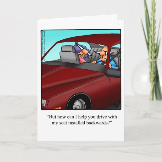 Carte d'humour drôle d'anniversaire de mariage pou (Devant)