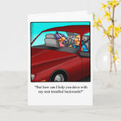 Carte d'humour drôle d'anniversaire de mariage pou (Fleur jaune)