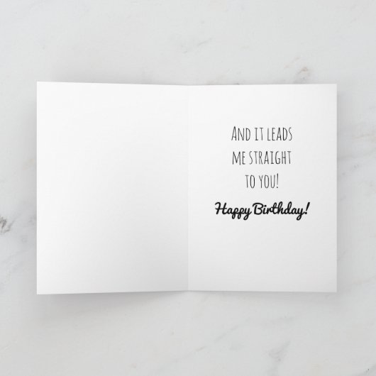 carte d'humour girafe nez (Intérieur)