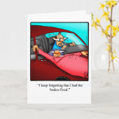 Carte d'humour pour anniversaire de mariage pour c (Fleur jaune)