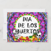 Carte Dia De Los Muertos (Devant)