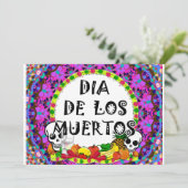 Carte Dia De Los Muertos (Debout devant)