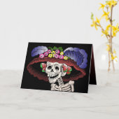 Carte Dia de los Muertos [carte] (Fleur jaune)