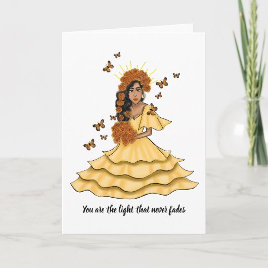 Carte Día De Los Muertos Inspired - Encouragement Card (Devant)