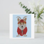 Carte Diable Corgi (Debout devant)