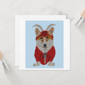 Carte Diable Corgi (Devant/Arrière en situation)