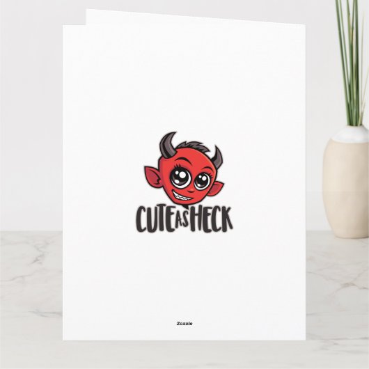 Carte Diable mignon à souhait (Dos)