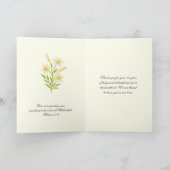 Carte Diacre de l'ordination du prêtre catholique (Intérieur)