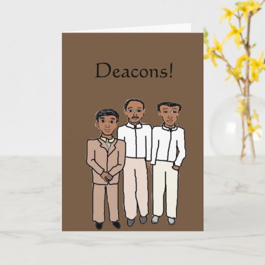 Carte Diacres (Fleur jaune)