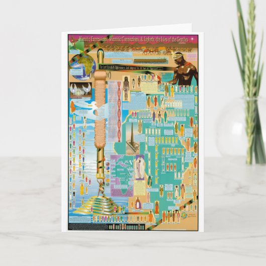 Carte Diagramme biblique de généalogie (Devant)