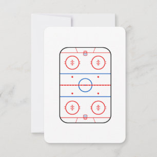 Carte Diagramme de la patinoire Hockey Jeu Compagnon