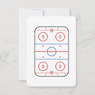 Carte Diagramme de la patinoire Hockey Jeu Compagnon