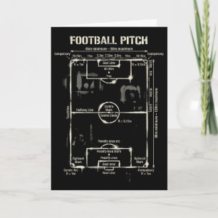 Carte Diagramme de terrain de football en détresse