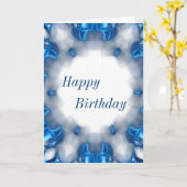 Carte Diamants bleus (Fleur jaune)