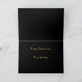 Carte Diamants élégants Anniversaire personnalisé (Intérieur)