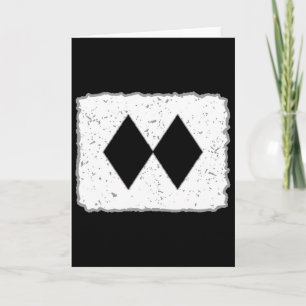 Carte Diamants Noirs Doubles Drôles Ski Snowboard Skiing