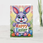 Carte Diamond Pattern Easter Card (Devant)