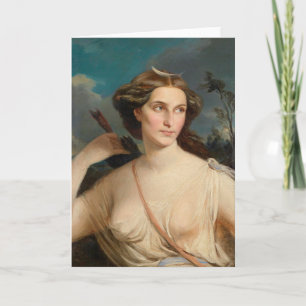 Carte Diana, déesse de la chasse   Anonyme