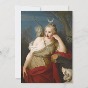 Carte Diana, déesse de la chasse Pietro Rotari