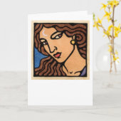 Carte Diana Greeting (Fleur jaune)