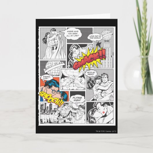 Carte Diapositives Love Comic (Devant)