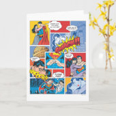 Carte Diapositives Love Comic - Couleur (Fleur jaune)