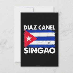 Carte Diaz Canel Singao Cuba