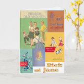 Carte Dick et Jane 2 (Fleur jaune)