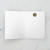 Carte Dickens Noël Lamplighter Souris Art à l'aquarelle (Intérieur)