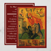 Carte d'icône St. Marina (Margaret) (Devant / Derrière)