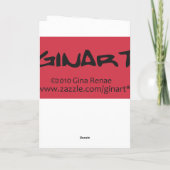 Carte d'icônes de Noël - Mary et bébé Jésus (Dos)