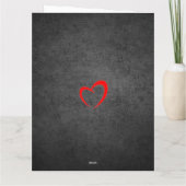 Carte Dictionnaire de définition d'amour INFINITY person (Dos)