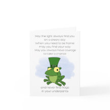 Dicton Irlandais Grenouille