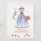 Carte d'identité Bridesmaid (Devant)