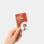 Carte d'identité de l'employé Moderne Badge de per (Manuel / portable)
