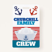 Carte d'identité de l'équipage de famille Badge du (Devant)