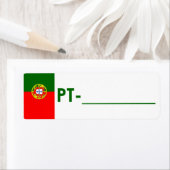 Carte d'identité de poste Étiquette Portugal "Styl (En situation)