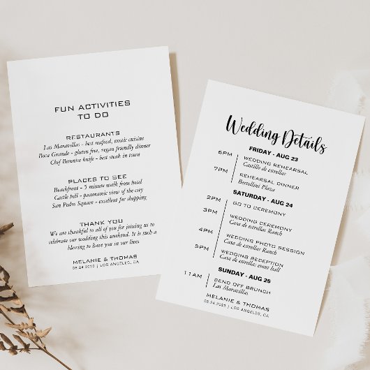 Carte d'identité du Mariage de calligraphie formel