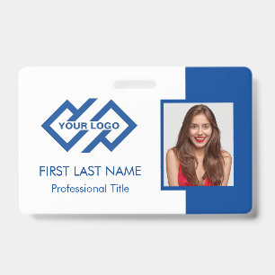 Carte d'identité du personnel Badge photo avec l