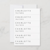 Carte d'identité élégante moderne (Devant)