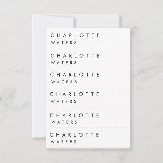 Carte d'identité élégante moderne (Devant)