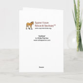 Carte d'identité Equine Voices (Dos)