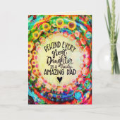 Carte d'identité papa fille moderne (Devant)