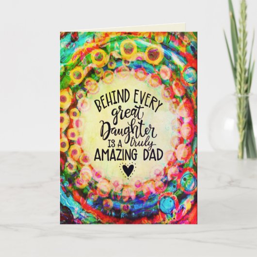 Carte d'identité papa fille moderne (Devant)