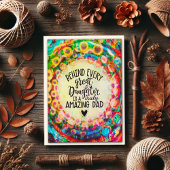 Carte d'identité papa fille moderne