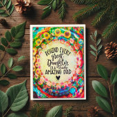 Carte d'identité papa fille moderne