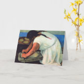 Carte Diego Rivera - La Molendera, 1923 (Fleur jaune)