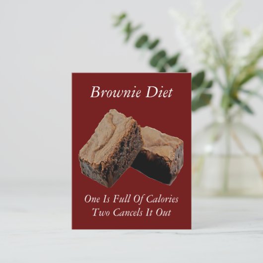 Carte Diète Brownie (Debout devant)
