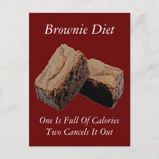Carte Diète Brownie (Devant)