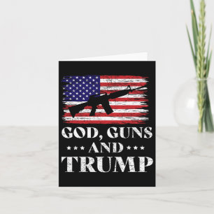 Carte Dieu Armes Et Trump